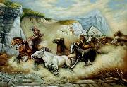 unknow artist Horses 048 oil painting picture wholesale